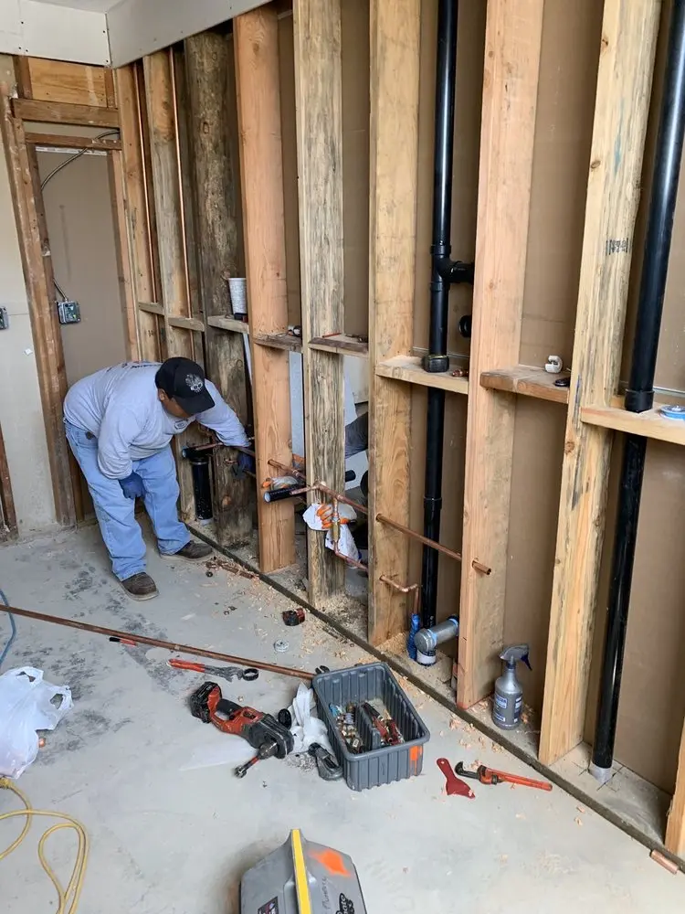 Commercial rough-in plumbing for Water Heater Replacement in Sundance